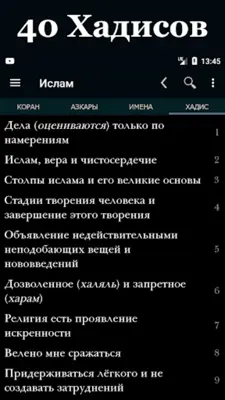 Quran and Sunnah android App screenshot 13